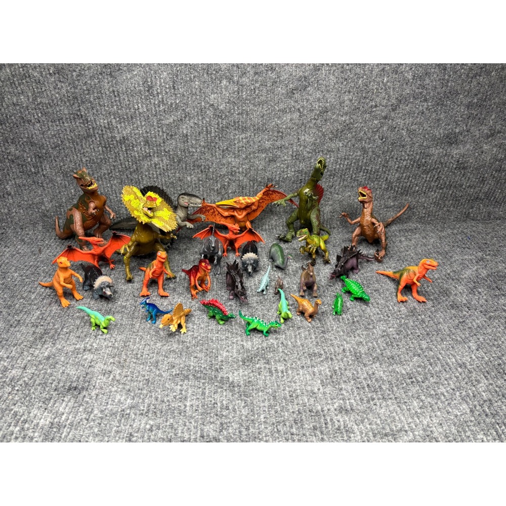 Lot Of 31 Jurassic World Park Toys Action Figure Dinosaurs